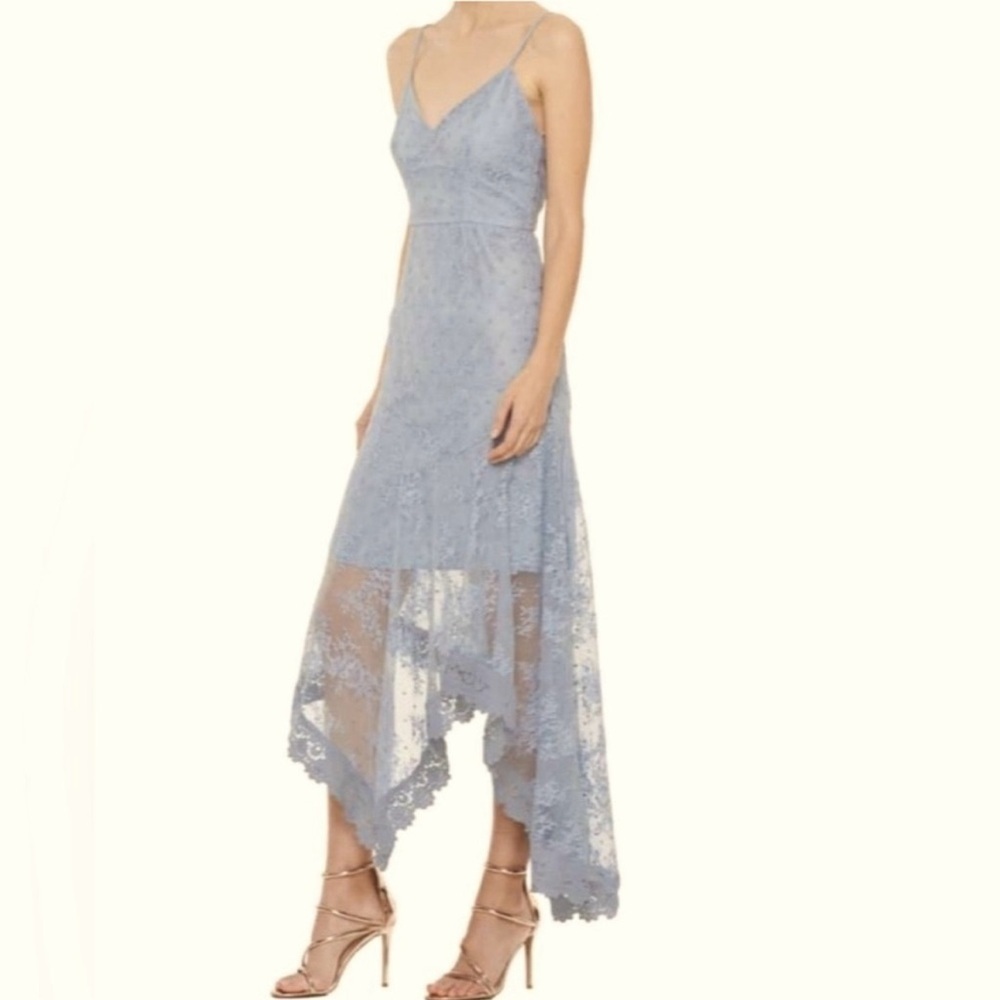 Talulah Whirlwind Lace Asymmetrical Midi Dress Size Small Prom Formal